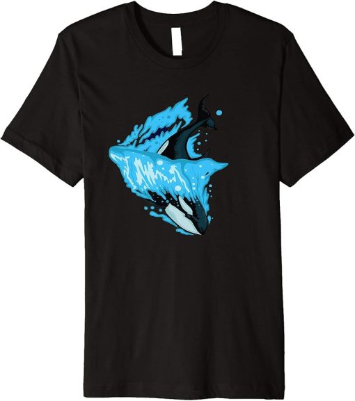 Ocean Orca Whales Gift Save The Killer Whale Premium T-Shirt