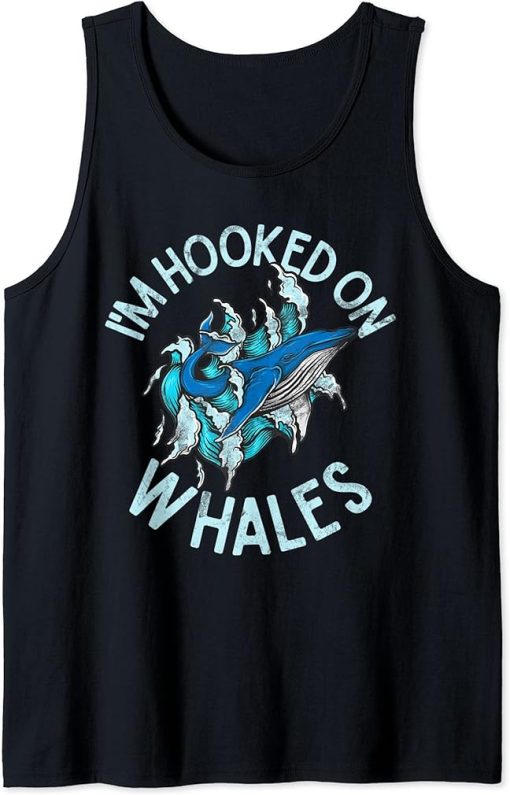 Whales Watch Dolphin Pottwhal Funny Saying Orca Whale Tank Top